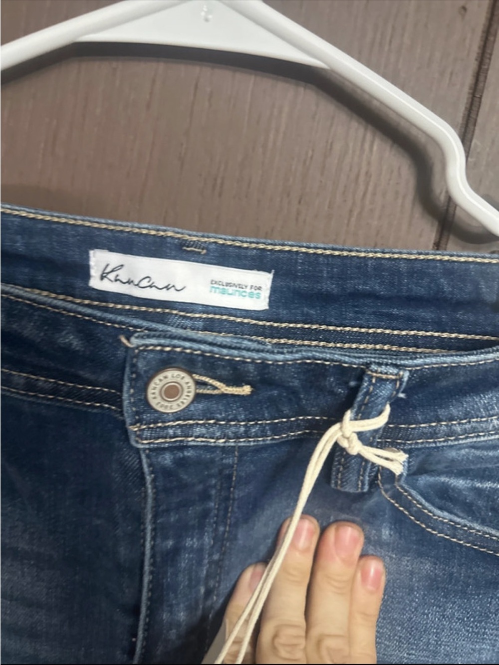 KanCan Women's Dark Blue Flare Jeans